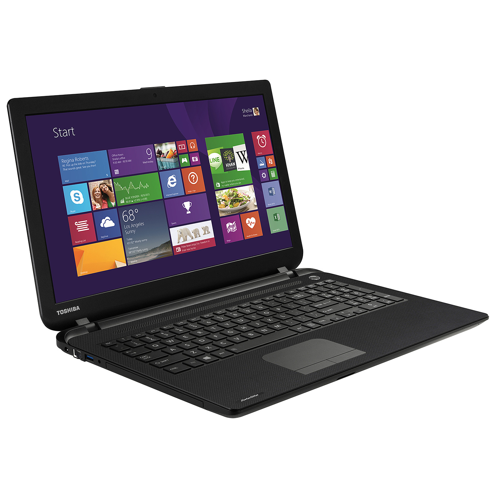 Ordinateurs Portables Toshiba Satellite C50-B-14E Celeron 4 Go Ram 500Go Hdd 15.6"
